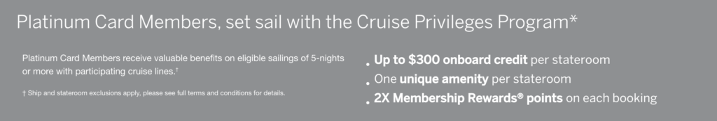 Cruise Privileges Program
